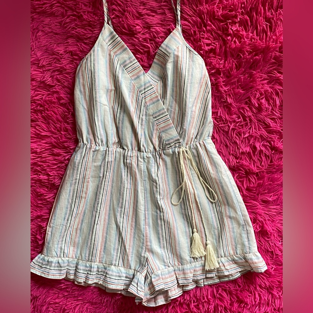 Andree by Unit Striped Romper Women’s Size S